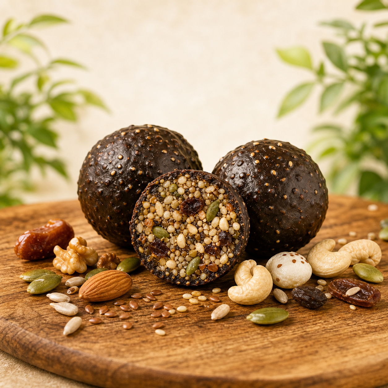 Biotin Balls with nuts and seeds
